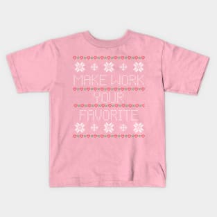 Make Work Sweater Kids T-Shirt